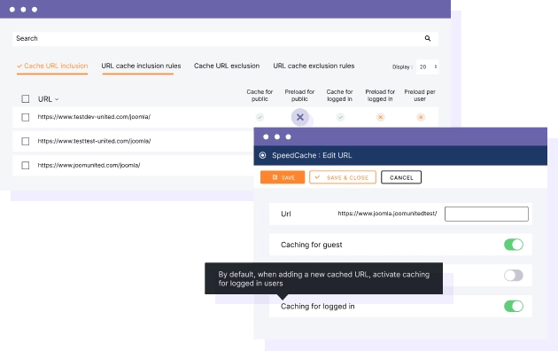 Speed Cache, the Joomla performance extension