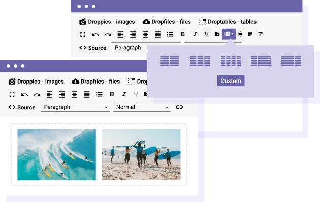 DropEditor, Joomla Rich Text and Code Editor