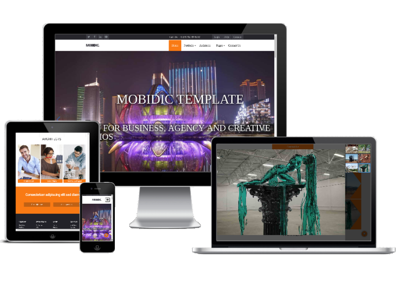 Mobidic - Architecture Portfolio Template