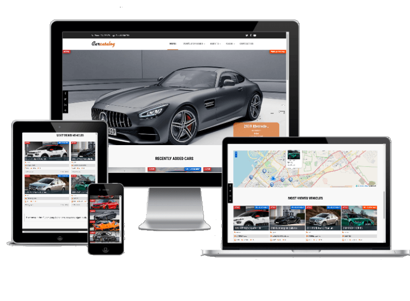 Car Catalog - Automotive Website Template