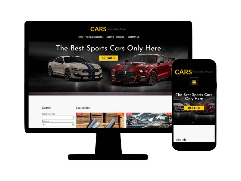 Cars - Free Joomla Car Dealer template