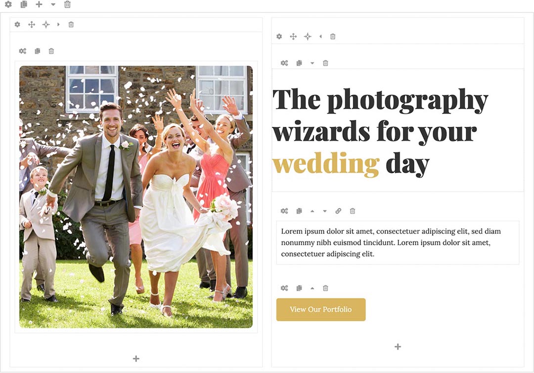 Focus — Wedding Photography Template