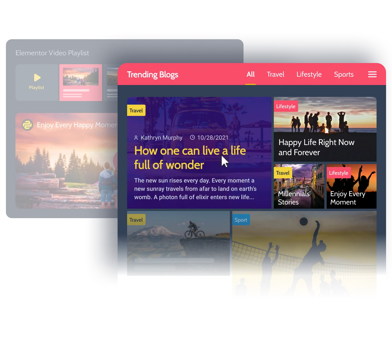 Multifunctional WordPress Blogging Plugin for Elementor