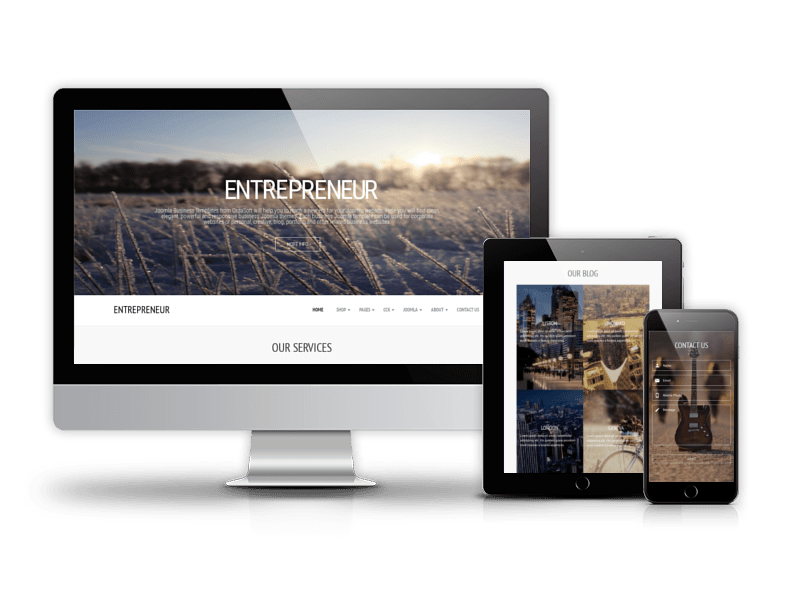 Entrepreneur - Joomla business template