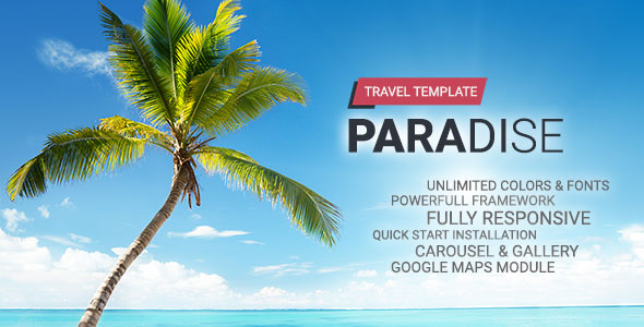 Paradise Joomla Template