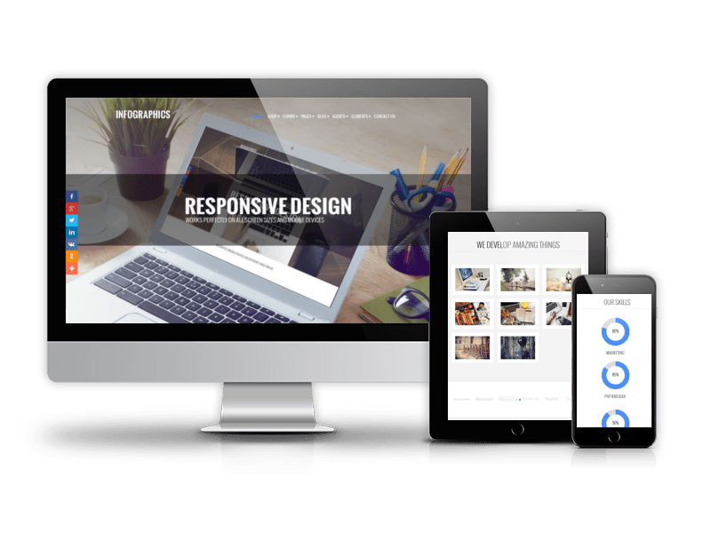 Infographics - Portfolio Joomla Template