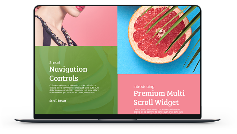 Premium Multi-Scroll & Vertical Scroll Widgets for Elementor