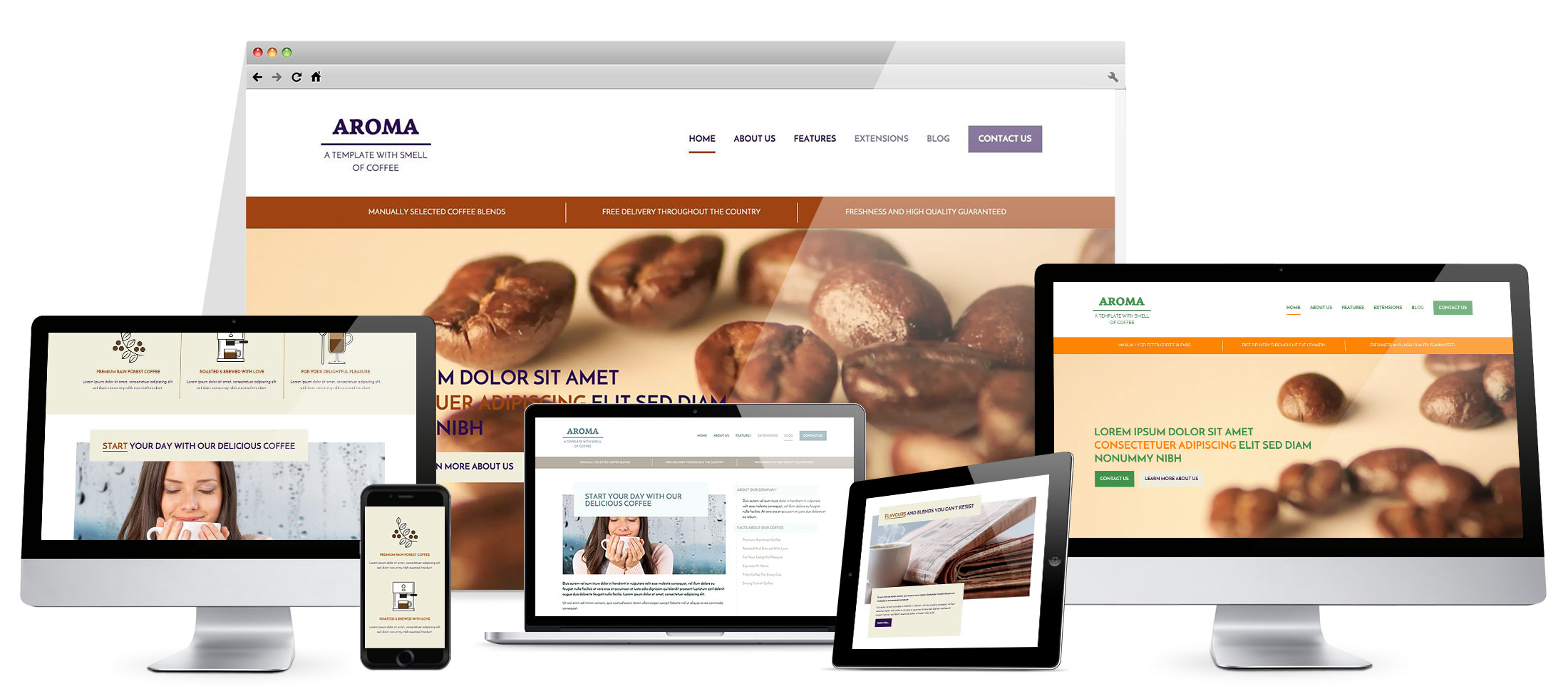 Aroma - Coffee Joomla Template