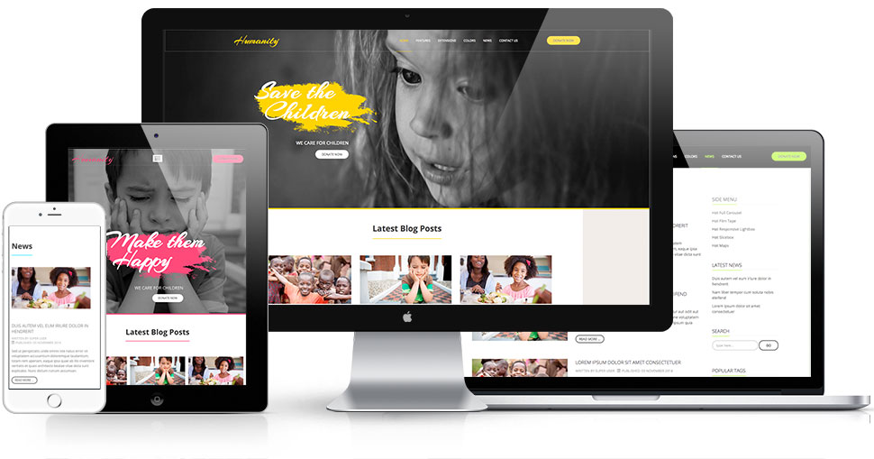 Humanity - Nonprofit Template