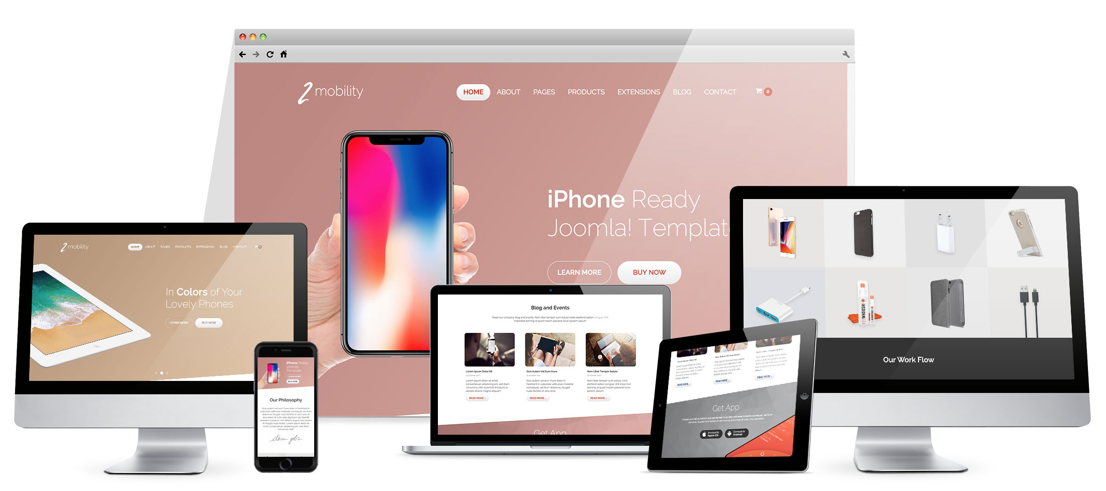 Mobility - Joomla iPhone Template