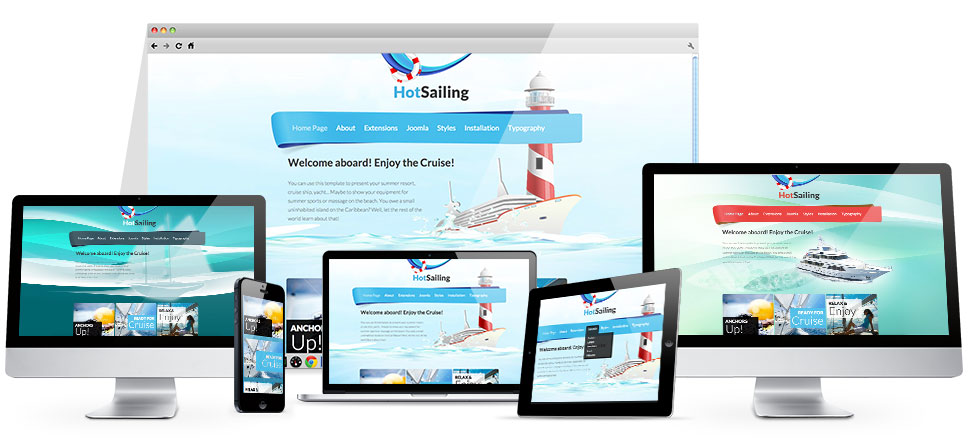 Sailing Template - Hot Sailing