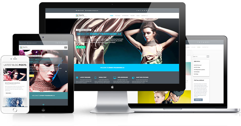 Sparks Multipurpose Joomla Template