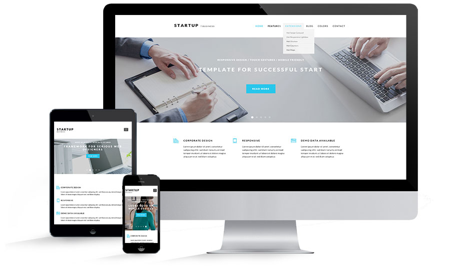 Startup - Business Startup Template