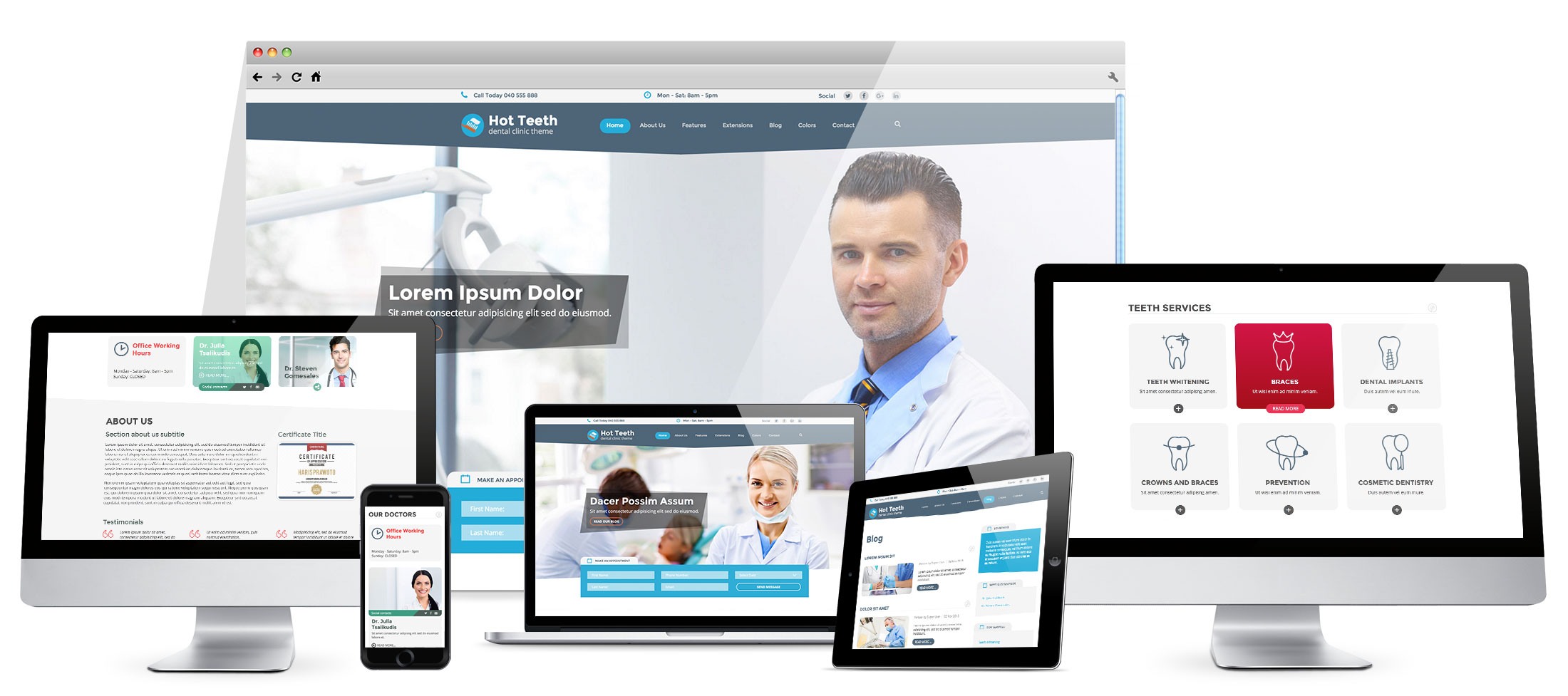Teeth - Dentist Joomla Template