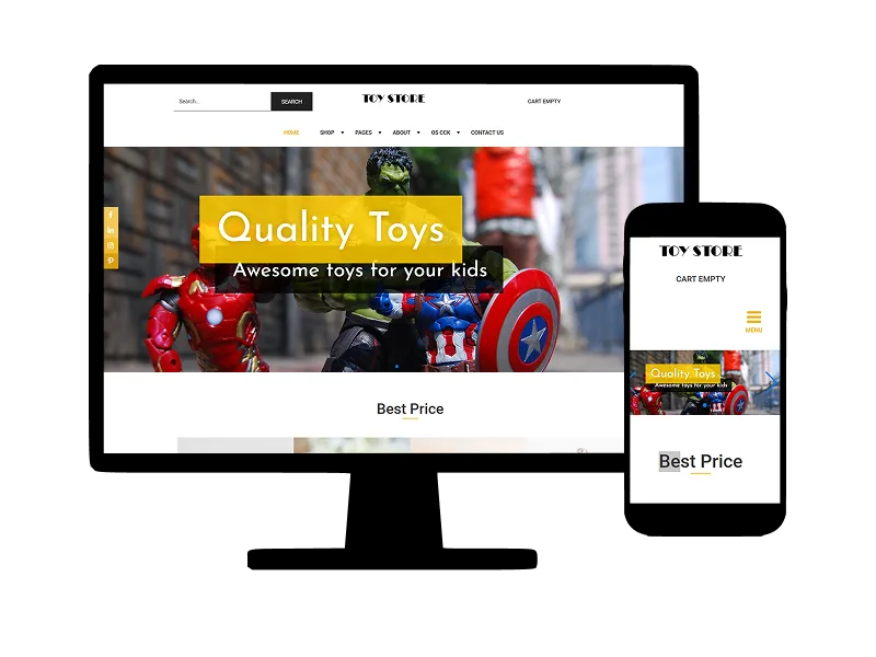 Toy store - Kids Shop Joomla template