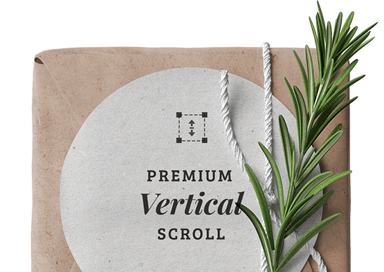 Premium Vertical Scroll Widget