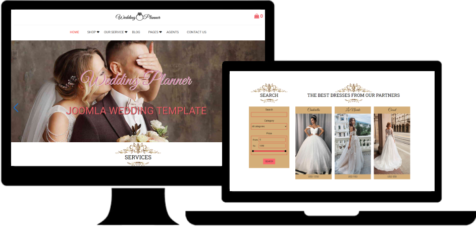 Wedding Planner Website Template